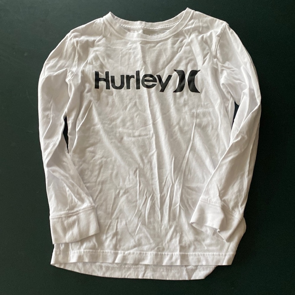 White long sleeve, Hurley shirt, medium